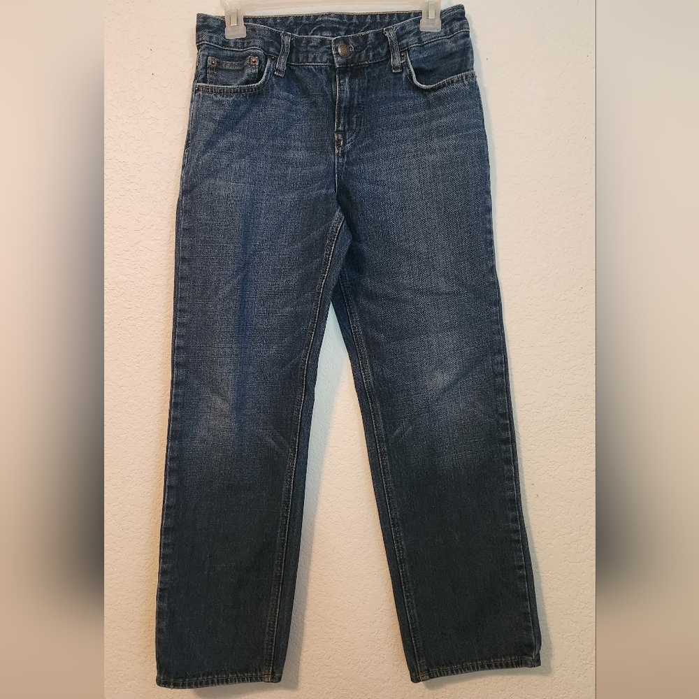 Chaps 100% Cotton Straight-Leg Denim Jeans, Size Boys 14